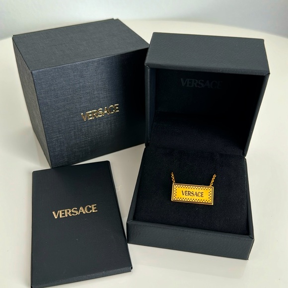 Versace Jewelry - ❌SOLD❌ VERSACE *NEW* Gold Tone Necklace with Box in Excellent Condition